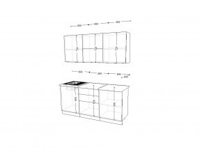 Кухонный гарнитур 23 Лофт 1800 мм в Усть-Катаве - ust-katav.mebel74.com | фото 2