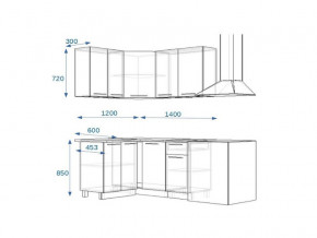 Кухонный гарнитур 3Р РоялВуд 1200*1400 мм в Усть-Катаве - ust-katav.mebel74.com | фото 2