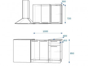 Кухонный гарнитур 5Р РоялВуд 1000 мм в Усть-Катаве - ust-katav.mebel74.com | фото 2