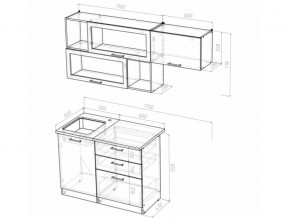 Кухонный гарнитур Алина экстра 1700 мм в Усть-Катаве - ust-katav.mebel74.com | фото 5