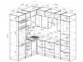 Кухонный гарнитур Антика гранд прайм 2100х2700 мм в Усть-Катаве - ust-katav.mebel74.com | фото 7