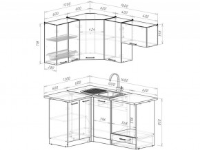 Кухонный гарнитур Антика мега прайм 1200х1600 мм в Усть-Катаве - ust-katav.mebel74.com | фото 6