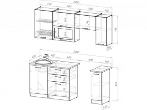 Кухонный гарнитур Антика ультра 2000 мм в Усть-Катаве - ust-katav.mebel74.com | фото 6