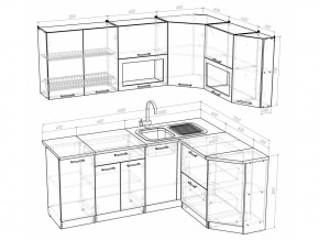 Кухонный гарнитур Кира мега прайм 2000х1500 мм в Усть-Катаве - ust-katav.mebel74.com | фото 5