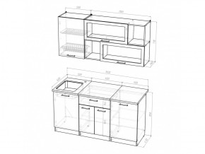 Кухонный гарнитур Кира стандарт 1600 мм в Усть-Катаве - ust-katav.mebel74.com | фото 5