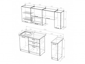 Кухонный гарнитур Кира ультра 2000 мм в Усть-Катаве - ust-katav.mebel74.com | фото 5