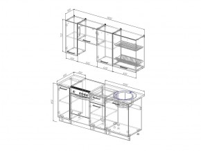 Кухонный гарнитур Лада 1800 в Усть-Катаве - ust-katav.mebel74.com | фото 3