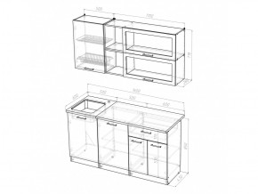 Кухонный гарнитур Лариса стандарт 3 1600 мм в Усть-Катаве - ust-katav.mebel74.com | фото 5