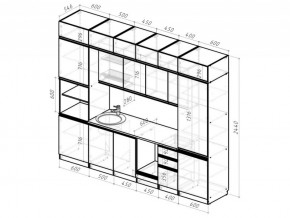 Кухонный гарнитур Лоретта люкс 3000 мм в Усть-Катаве - ust-katav.mebel74.com | фото 6