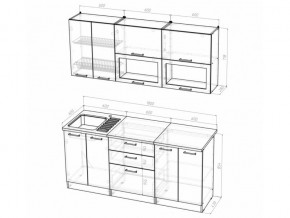 Кухонный гарнитур Лоретта макси 1800 мм в Усть-Катаве - ust-katav.mebel74.com | фото 6