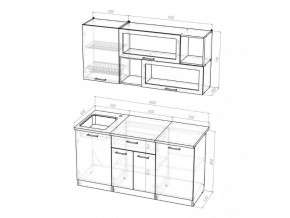 Кухонный гарнитур Лоретта стандарт 1600 мм в Усть-Катаве - ust-katav.mebel74.com | фото 7