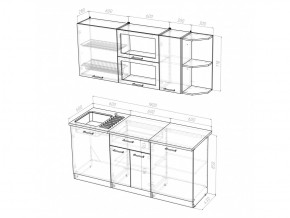 Кухонный гарнитур Лира макси 1800 мм в Усть-Катаве - ust-katav.mebel74.com | фото 5