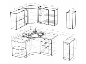 Кухонный гарнитур Лира оптима 1500х1800 мм в Усть-Катаве - ust-katav.mebel74.com | фото 5