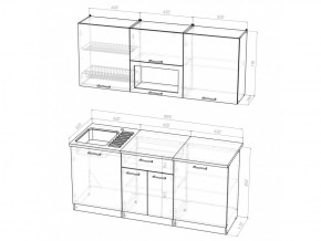 Кухонный гарнитур Ника макси 1800 мм в Усть-Катаве - ust-katav.mebel74.com | фото 5