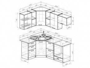 Кухонный гарнитур Ольга оптима 4 1400х2000 мм в Усть-Катаве - ust-katav.mebel74.com | фото 6