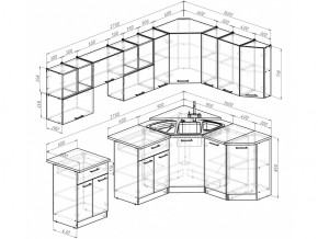 Кухонный гарнитур Ольга оптима 5 2700х1600 мм в Усть-Катаве - ust-katav.mebel74.com | фото 5