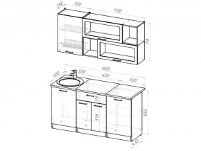 Кухонный гарнитур Паола стандарт 1600 мм в Усть-Катаве - ust-katav.mebel74.com | фото 6