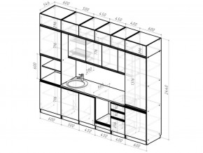 Кухонный гарнитур Сюита люкс 3000 мм в Усть-Катаве - ust-katav.mebel74.com | фото 6