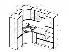 Кухонный гарнитур Симфония оптима 1800х2400 мм в Усть-Катаве - ust-katav.mebel74.com | фото 6