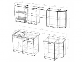 Кухонный гарнитур Симона базис 2400 мм в Усть-Катаве - ust-katav.mebel74.com | фото 3