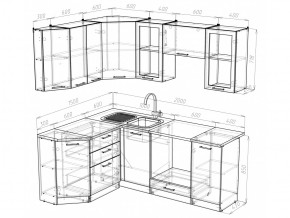 Кухонный гарнитур Симона мега прайм 2000х1500 мм в Усть-Катаве - ust-katav.mebel74.com | фото 5