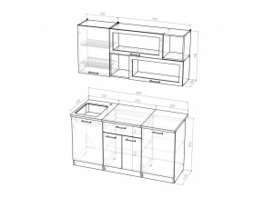 Кухонный гарнитур Симона стандарт 1600 мм в Усть-Катаве - ust-katav.mebel74.com | фото 6