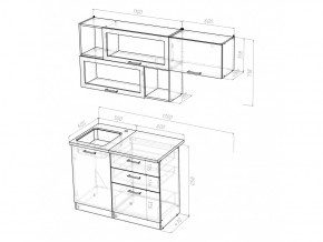 Кухонный гарнитур Инна экстра 1700 мм в Усть-Катаве - ust-katav.mebel74.com | фото 6