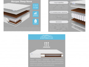 Матрас Sleep Nova шириной 1600 мм в Усть-Катаве - ust-katav.mebel74.com | фото 2