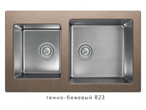 Мойка комбинированная Tolero twist TTS-840 Темно-бежевый 823 в Усть-Катаве - ust-katav.mebel74.com | фото