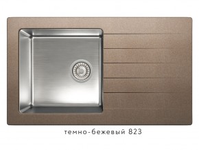 Мойка комбинированная Tolero twist TTS-860 Темно-бежевый 82 в Усть-Катаве - ust-katav.mebel74.com | фото