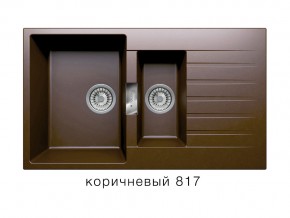 Мойка кварцевая Tolero Loft TL-860 Коричневый 817 в Усть-Катаве - ust-katav.mebel74.com | фото