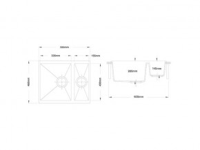 Мойка Longran Enigma ENG 555.460 15 в Усть-Катаве - ust-katav.mebel74.com | фото 2