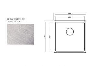 Мойка Longran Techno TEB400.400 -GT10P в Усть-Катаве - ust-katav.mebel74.com | фото 3