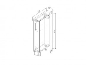 НМ 15 Модуль нижний 150 мм Без Столешницы в Усть-Катаве - ust-katav.mebel74.com | фото