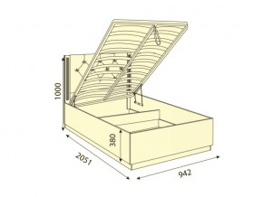 Подростковая Тиффани со шкафом для книг в Усть-Катаве - ust-katav.mebel74.com | фото 3