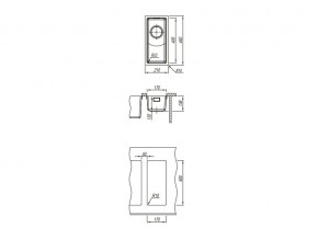 Подстольная мойка Оптима-HM 170.400.10.10 в Усть-Катаве - ust-katav.mebel74.com | фото 3