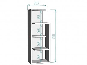 Полка для книг S3 в Усть-Катаве - ust-katav.mebel74.com | фото 3