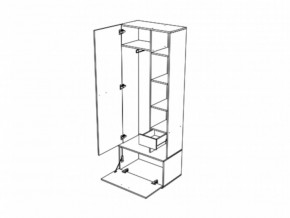 Прихожая Инес со шкафом в Усть-Катаве - ust-katav.mebel74.com | фото 4