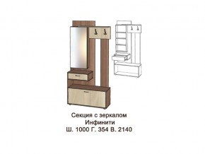 Секция с зеркалом в Усть-Катаве - ust-katav.mebel74.com | фото