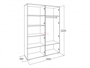 Шкаф 4-х створчатый Ольга 17 в Усть-Катаве - ust-katav.mebel74.com | фото 2