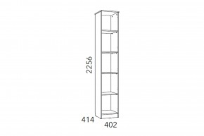 Шкаф для книг Фанк НМ 013.03-01 М в Усть-Катаве - ust-katav.mebel74.com | фото 3