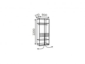 Шкаф двухдверный Моника мод.7 и мод.10.1 в Усть-Катаве - ust-katav.mebel74.com | фото 2