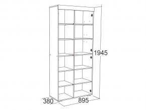 Шкаф комбинированный высокий Ольга 19 в Усть-Катаве - ust-katav.mebel74.com | фото 2