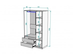 Шкаф Malta light H298 Белый в Усть-Катаве - ust-katav.mebel74.com | фото 2