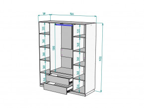 Шкаф Malta light H302 Белый в Усть-Катаве - ust-katav.mebel74.com | фото 2