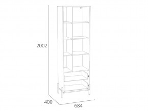 Шкаф Нуар НМ 011.78 в Усть-Катаве - ust-katav.mebel74.com | фото 2