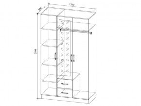 Шкаф Софи СШК1200.1 трехдверный в Усть-Катаве - ust-katav.mebel74.com | фото 2