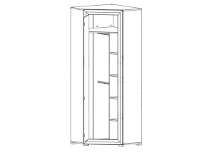 Шкаф угловой B136-SZFN1D Мальта сибирская лиственница в Усть-Катаве - ust-katav.mebel74.com | фото 2