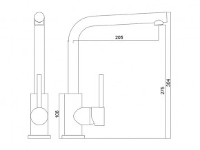 Смеситель Impact LM2104 в Усть-Катаве - ust-katav.mebel74.com | фото 2