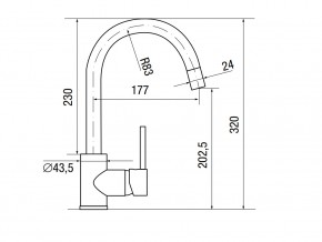 Смеситель Logic LM2101 в Усть-Катаве - ust-katav.mebel74.com | фото 2